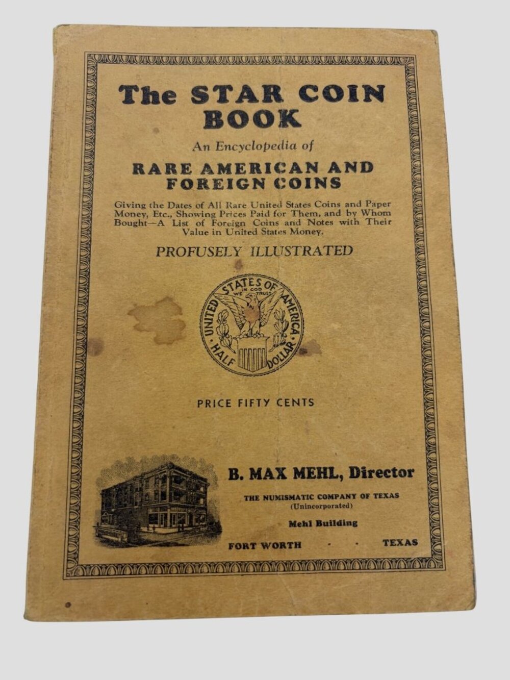 Star Coin Book 42nd Edition B Max Mehl Rare American Foreign Coins Guide Vintage